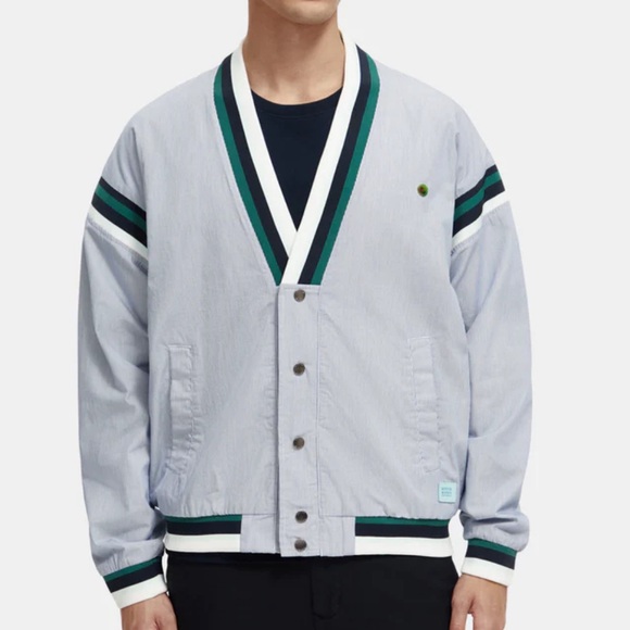 NWT - Scotch & Soda Men’s Tennis Jacket - Size L , XL - Picture 2 of 13